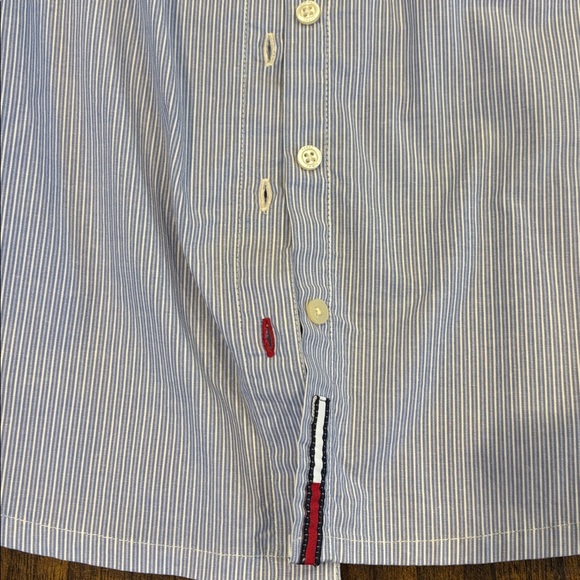 Vintage Tommy Hilfiger (Tommy Jeans) button up stripe dress shirt - Picture 4 of 7